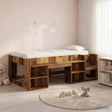 Kids'Bed Frame with Storage Old Wood 75 x 190 cm 3422641