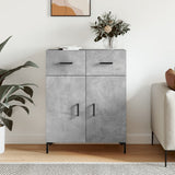 Sideboard Concrete Grey 69.5x34x90 cm Engineered Wood 827984