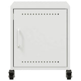 Bedside Cabinets 2 pcs White 36x39x43.5 cm Steel 846625