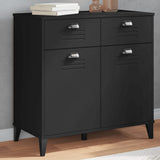 Sideboard VIKEN Black 80x40x80 cm Engineered Wood 374936