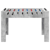 Foosball Table Concrete Grey 125 x 60.5 x 80 cm Engineered Wood 858887