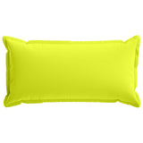 Cushion Cover 12 pcs HOUTEN Bright Green 40 x 80 cm Polyester 918279
