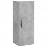 Highboard Concrete Grey 34.5x34x180 cm Engineered Wood 3199077
