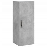 Highboard Concrete Grey 34.5x34x180 cm Engineered Wood 3199141