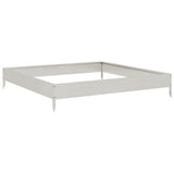 Garden Raised Bed 100x100x18.5 cm Stainless Steel 851014