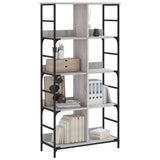 Bookshelf Grey Sonoma 78.5x33x153 cm Engineered Wood 835257