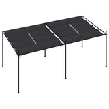 Gazebo with Retractable Roof 600x300x233 cm Anthracite 313634