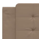 Bed Frame without Mattress "Zadar" Cappuccino 180x200 cm Super King Faux Leather 3208202