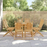 Folding Garden Chairs 8 pcs 46x66x99 cm Bamboo 3278513