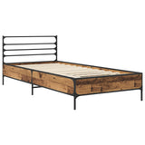 Bed Frame Old Wood 80 x 200 cm Engineered Wood 8009115