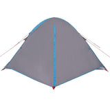 ZNTS Camping Tent Dome 4-Person Blue Waterproof 94647