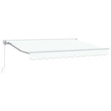 Manual Retractable Awning White 3 x 2.5 m 3420225
