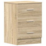 Bedside Cabinets 2 pcs Sonoma Oak 38x35x56 cm Engineered Wood 800457