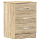 Bedside Cabinets 2 pcs Sonoma Oak 38x35x56 cm Engineered Wood 800457