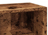 CD Cabinets 2 pcs Old Wood 21x16x93.5 cm Engineered Wood 855838