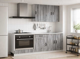 Kitchen Unit KALMAR 5 pcs Grey Sonoma Engineered Wood 3438241
