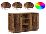 LED Sideboard Old Wood 90 x 32 x 75 cm Engineered Wood 869688