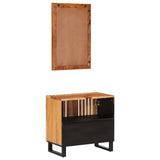 2 Piece Bathroom Furniture Set Solid Wood Acacia 3217092