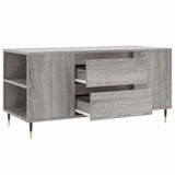 Coffee Table Grey Sonoma 102x44.5x50 cm Engineered Wood 830994
