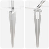 Welded Wire Fence with Spikes 25 x 0.8 m 3351419