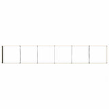Raised Garden Bed Natural 480 x 80 x 24 cm cold-rolled steel 8006516