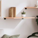 Wall Shelf 60x50x2 cm Untreated Solid Wood Oak 363530