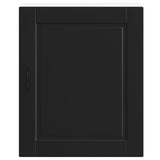 Kitchen Wall Cabinet Porto Black Engineered Wood 854039