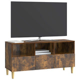 TV Cabinet Smoked Oak 102 x 34.5 x 50 cm Engineered Wood 894680