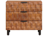 Bedside Cabinet Brown 50 x 33 x 62 cm Solid Mango Wood 4017909