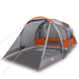 Camping Tent Tunnel 4-Person Grey Waterproof 94745
