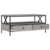 Coffee Table Grey Sonoma 100x51x45 cm Engineered Wood 835302
