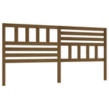Bed Headboard Honey brown Solid pinewood Standard Durable 814167