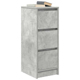 Sideboard Concrete Grey 29,5x34x76 cm Engineered Wood 861637