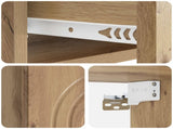Wall-Mounted Bedside Cabinet 2 pcs Artisan Oak Engineered Wood 898104