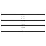 Security Grille for Windows with 4 Crossbars 3 pcs 63-114 cm 42031289