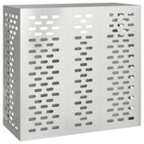 Air Conditioner Cover Silver 110 x 50 x 105 cm Galvanised Steel 865916