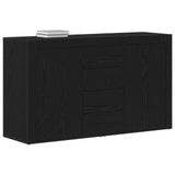 Sideboard Black Oak 120 x 36 x 69 cm Engineered Wood 3333865