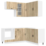 Kitchen Unit PORTO 8 pcs Sonoma Oak Engineered Wood 3438413