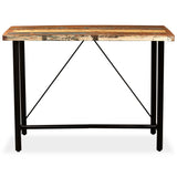 Bar Set 7 Pieces Solid Reclaimed Wood 275146