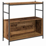 Bookshelf 80 x 30 x 78.5 cm Engineered Wood Smoked Oak 862931