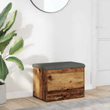 Storage Bench Old Wood 62x42x45 cm Engineered Wood 857615