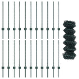 Fence and Post Green 0.8 x 25 m Steel 3336247