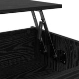 Coffee Table Black Oak 80 x 50.5 x 41.5 cm Engineered Wood 880715