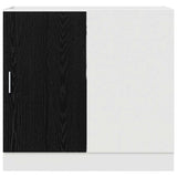 Kitchen Corner Base Cabinet Black oak 86 x 46 x 81.5 cm 876721
