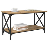Coffee Table Artisan oak 80 x 45 x 45.5 cm Engineered wood 875732