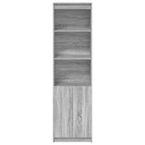 Highboard Grey Sonoma 50x35x180 cm Engineered Wood 3328467