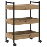 Kitchen Trolley Artisan Oak 50 x 30 x 70 cm Engineered Wood 869109
