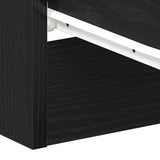 Bedside Cabinets 2 pcs Black Oak 38x35x55 cm Engineered Wood 862429