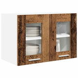 Hanging Cabinet 2 pcs Old Wood 60 x 31 x 40 cm Engineered Wood 884223
