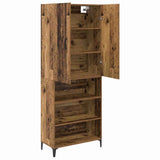 Highboard Old Wood 69.5 x 34 x 180 cm Engineered Wood 3415792